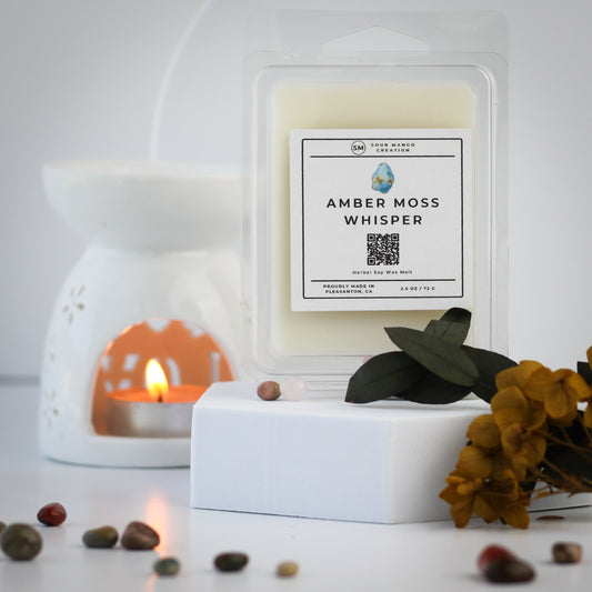 Amber Moss Whisper Herbal Wax Melt