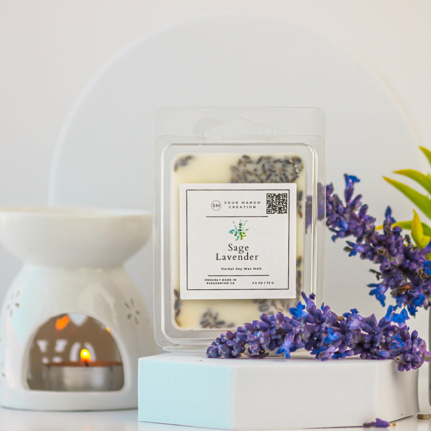 Lavender & Sage Herbal Wax Melt
